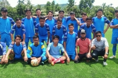 Independence Day Football Team 2022 with Manager
